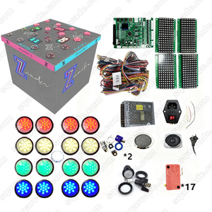 Kit de Arcade Operado con Monedas DIY para 4 Jugadores: Captura de Frijoles Traviesos con Luz de Redención para Fuente de Alimentación de 110/220V (Versión en Inglés) - Product Image 3
