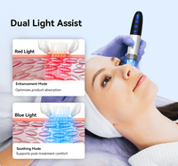 Stylo de micro-aiguilletage à lumière bleue (rouge) innovant pour salon professionnel, nouvelle conception, Derma Pen Q1S, dermapen sans fil