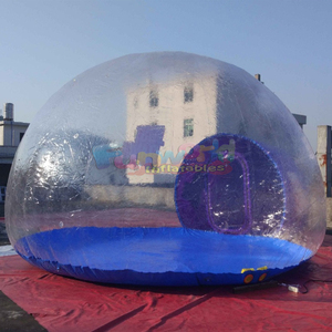 Outdoor giant inflatable <b>bubble</b> tent photo booth igloo dome tent air tunnel playhouse - Product Image 3