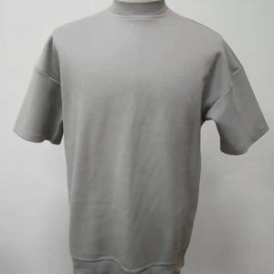 T-shirt ample pour homme, 100% coton, épaules tombantes, streetwear, qualité, logo personnalisé, t-shirt uni pour homme - Product Image 2