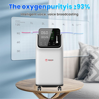 Concentrateur d'oxygène vétérinaire portable de qualité médicale 5 litres, concentrateur d'oxygène pour animaux 5l, générateur d'oxygène portable