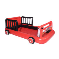 Piscine gonflable en plastique personnalisée pour enfants, pour intérieur/extérieur, camion de pompiers et piscine à balles