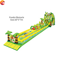 Jeux amusants jeux de saut géant parc à thème terrain de jeu gonflable parcours d'obstacles gonflable pour adultes enfants