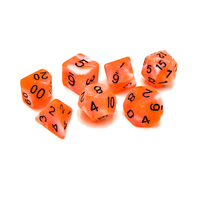 Ensemble de dés polyédriques en résine bicolore personnalisé, couleurs personnalisées, jeux de société RPG, accessoires de collection D&D