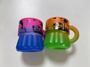 Verre à shot et verrerie à vin à couleur dégradée, nouveau design 2025, produit personnalisé, populaire pour la vente en souvenir - Product Image 3