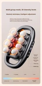 Pistola de Masaje Profesional con Terapia de Luz Roja, Masajeador Eléctrico de Vibración Muscular Profunda para la Recuperación de Atletas - Product Image 5