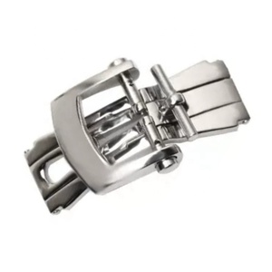 Boucle de <span class=keywords><strong>montre</strong></span> papillon en acier inoxydable noir or rose de haute qualité 22 mm pour bracelet de <span class=keywords><strong>montre</strong></span> <span class=keywords><strong>Chopard</strong></span> - Product Image 1