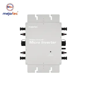 Microinversor de conexión a la red Solar, 1200W, con pantalla de visualización de monitoreo de datos de CA, resistente al agua IP65, MPPT, DC28-50V, entrada PV, AC80-160V