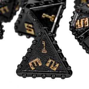 Para Udixi Logotipo personalizable RPG <span class=keywords><strong>Dungeons</strong></span> <span class=keywords><strong>and</strong></span> <span class=keywords><strong>Dragons</strong></span> Juego de dados Juego Poliédrico <span class=keywords><strong>Serie</strong></span> de remaches de metal con embalaje de caja de metal - Product Image 2