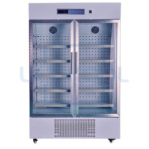 2-8 Degré 660L Prix du réfrigérateur médical à <span class=keywords><strong>double</strong></span> porte en verre bon marché - Product Image 1