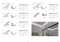 Profilé en aluminium T5 à 45 degrés pour bande LED, support de lampe de 50 cm pour vitrine d'armoire, canal rigide pour bande LED dimmable