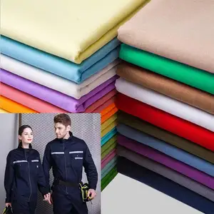 Uniform Workwear Cloth Fabric 100% Cotton 20*16s 128*60 Twill Fabric For Jacket Coats Trousers Pants Hats