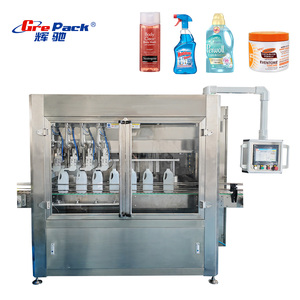 Mesin Pengisi Cairan Sabun Cair, Sampo, Deterjen, dan Body Wash Presisi Tinggi 2 Kepala 3 Nozzle dengan Sistem Pelacakan - Product Image 1