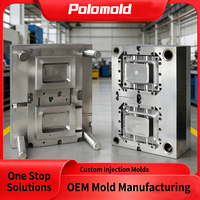 Caisse de rangement pliable en plastique industriel avec couvercle, composants métalliques moulés par injection pour le déménagement