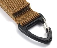 Mousqueton à sangle pour camping et randonnée en extérieur, attache pour sac à dos et porte-clés