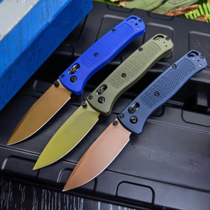 Cuchillo Plegable EDC BUGOUT S30V con Hoja de Punta de Lanza, Clip de Seguridad, Mango de Nailon Antideslizante, OEM, para Actividades al Aire Libre, DIY y ODM - Product Image 1