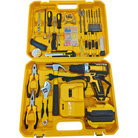 Kit de perceuse à percussion sans fil haute puissance 21V, batterie au lithium, perceuse à percussion à 2 vitesses, ensemble de visseuses avec accessoires pour le perçage