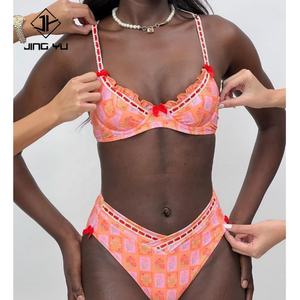 Maillots de bain sexy pour femmes, vente chaude 2024, fabricant, personnalisé en ligne, nouveau micro bikini imprimé sexy pour femmes - Product Image 2