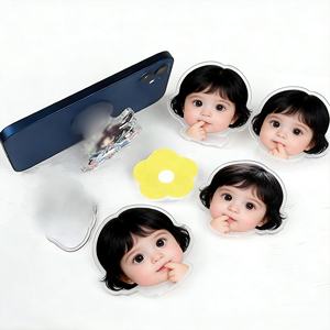 Accessoires de téléphone en époxy acrylique JZ, support magnétique personnalisé pour téléphone, poignée pliable pour téléphone, pour la Coupe du Monde 2026 - Product Image 3