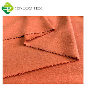 Peso 290 gsm 67% bambu 28% algodão 5% spandex malha tecido de camada dupla para moletons - Product Image 2