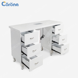 Sang trọng kỹ thuật viên Salon Làm Móng Tay đồ nội thất Nail bảng và móng chân ghế Set - Product Image 4