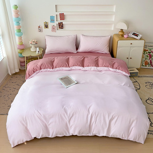 Juego de Sábanas de Algodón Lavado al por Mayor, <span class=keywords><strong>Cama</strong></span> Doble, 100 Microfibra, <span class=keywords><strong>Funda</strong></span> de Edredón de Lujo, Diseño Personalizado - Product Image 5