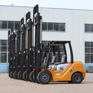 Chariots élévateurs diesel à quatre roues de <span class=keywords><strong>1</strong></span>, 2 et 3 tonnes en promotion – Chariot élévateur diesel 3 tonnes de haute qualité pour entrepôt d'usine - Product Image 5