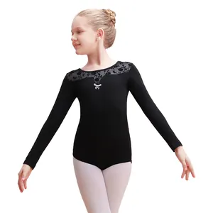 Chất Lượng Cao Bông Vải Ba Lê Leotards Trẻ Em Trẻ Em Cô Gái Khiêu Vũ Ngắn Múa Ba Lê Nhảy Váy Cô Gái Múa Ba Lê