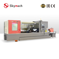 Tour à lit incliné CNC robuste BR25HA avec rail de guidage de boîte haute précision HT300 intégré 30 ° X Z connexion directe