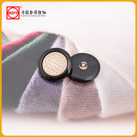 Boutons de couture ronds élégants avec centre doré effet métal pour manteaux haut de gamme