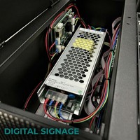Alimentation à découpage ultra-mince 200W 12V 16.7A 26mm avec PFC actif, sans ventilateur, AC/DC, monophasée, charge de crête 150W, pour usage industriel
