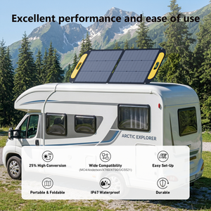 <span class=keywords><strong>Vtoman</strong></span> VS110 110W IP67 Wasserdichtes 25% Hocheffizientes 18V Flexibles Tragbares Faltbares Solarpanel für Garten-Reise-Netzsystem - Product Image 2