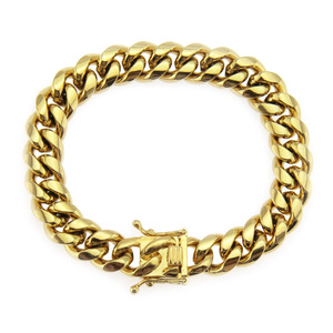 Hot Selling Popular Simple Stainless Steel Gold Silver Plated Geometric Bracelet Hiphop <b>Men</b> Chain Bracelets Fashion Jewelry - Product Image 5