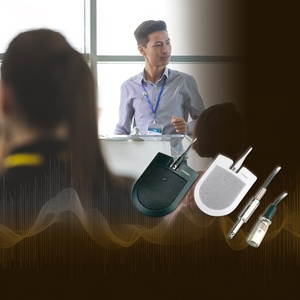 ไมโครโฟน SMD แบบมีสาย ไมโครโฟน DSP ผลิตในไต้หวัน ออกแบบโลโก้ กราฟิกดีไซน์ บรรจุภัณฑ์แบบกำหนดเอง - Product Image 1