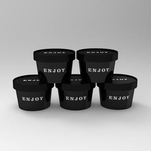 Ice Cream Roll Custom Ice Cream <strong>Tubs</strong> <strong>Rose</strong> Gold 3oz Ice Cream Packaging - Product Image 3