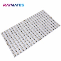 Raymates 600 LEDs WS2811 SMD2835 Feuille de Lumière 500x250mm 80W 3M Adhésif Programmable Dynamique Couleur Flux Chase Effet Hôtel Moderne