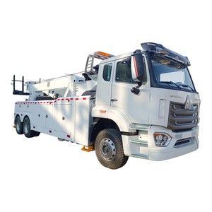 Grúa de Remolque Rotatoria de Servicio Pesado HOWO NX de 35 Toneladas 8x4 con Grúa Hidráulica de 360 Grados para Asistencia en Carretera - Product Image 1