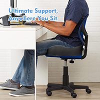Coussin de siège ergonomique personnalisable pour chaise de bureau orthopédique, soutien pour les fesses, soulagement du stress, mousse à mémoire de forme, douleur au coccyx, coussin de siège de voiture