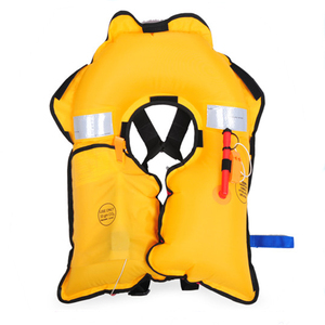 Chaleco de supervivencia inflable automático, Manual, personalizado, 150N, PFD con cilindro de Co2 para barcos Fisher - Product Image 4