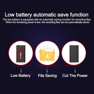 Máy ghi âm kỹ thuật số Mini 8GB với clip chuyên nghiệp Mini grabadora Thiết bị ghi âm âm thanh <span class=keywords><strong>bluetooth</strong></span> nhỏ - Product Image 4