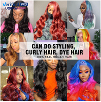 Perruques Lace Front sans colle Hd, perruques Body Wave cheveux humains Lace Front perruque de cheveux vierges bouclés profonds, perruques Full Lace 360 pour femmes noires
