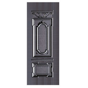 Bowdeu – feuille de <span class=keywords><strong>fer</strong></span> laminée à froid pour porte de sécurité, 6 panneaux extérieurs, coques de porte en acier gaufré, coque de porte en métal - Product Image 2
