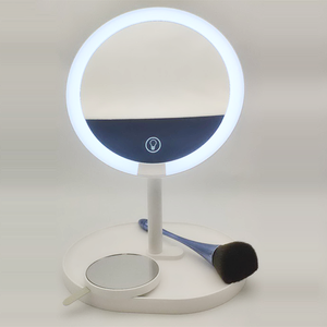Led iluminado mesa de tocador maquillaje Hollywood espejo color blanco para chica vanidad cosméticos - Product Image 4
