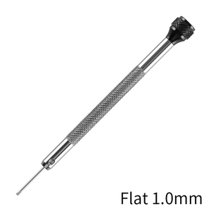 Outils de réparation Tournevis en aluminium coloré pour retirer les <span class=keywords><strong>vis</strong></span> du boîtier de montre et du bracelet de montre 1/1.2/1.4MM Tournevis de précision à tête plate - Product Image 4