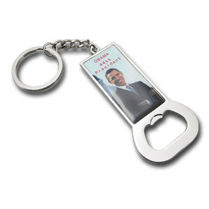 Porte-clés ouvre-bouteille de bière, porte-clés cadeau promotionnel, ouvre-bouteille porte-clés en métal - Product Image 1