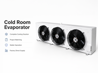 Évaporateur électrique de dégivrage pour chambre froide R404A 380V pour projet de chambre froide et de stockage d'aliments surgelés