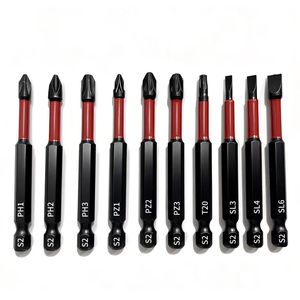 Guest Quality <b>Screwdriver</b> <b>Bit</b> <b>Set</b> Ph123 Pz123 Sl346 T20 75mm Magnetic Anti Slip For Electric Drill - Product Image 4