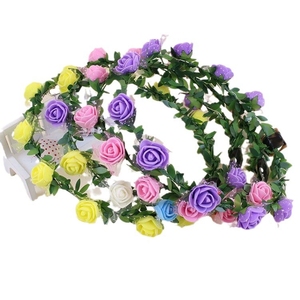 Corona de Flores LED Blanco Cálido, Alambre de Cobre, 10 Luces, Guirnalda de Luces para Boda, Novia, Despedida de Soltera, Accesorio para <span class=keywords><strong>Fiesta</strong></span> de Cumpleaños - Product Image 6