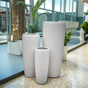 Лидер продаж, многоцветные цветочные горшки, горшки для посадки на открытом воздухе, цветочные горшки из волокнистой глины, фиолетовые глиняные керамические цветочные горшки - Product Image 4