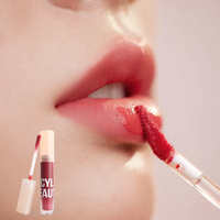 Vente en gros de rouge à lèvres liquide mat vegan à haute pigmentation, imperméable, longue tenue, label privé, rouge, haute qualité